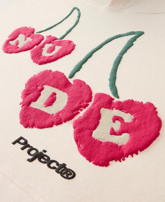 Hoodie Nude project Cerise White