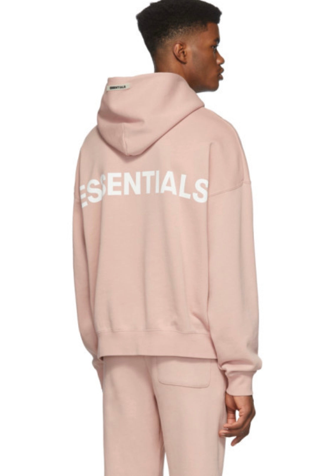 Essentials pullover hoodie pink