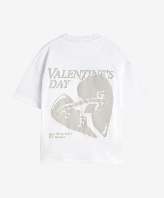 VALENTINE'S TEE MONOCHROME WHITE
