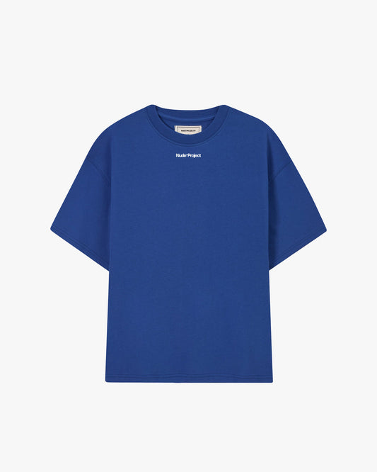Play With Logo Tee Blue Nude Project