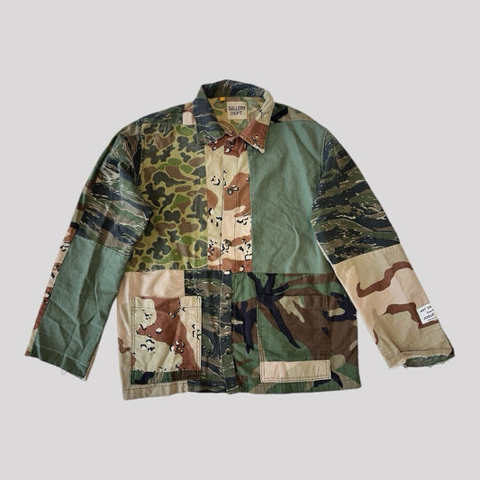 This is a Gallery Dept. Patchwork Camo Jacket