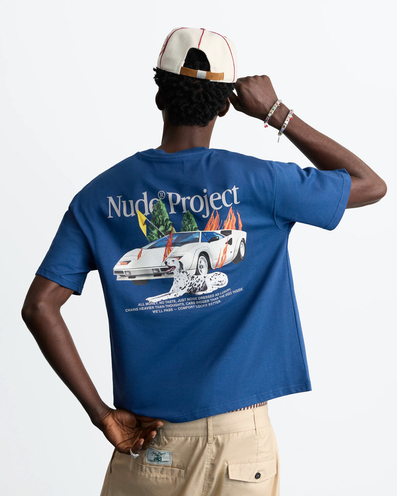 Nude project Camiseta Belfort Azul Marino
