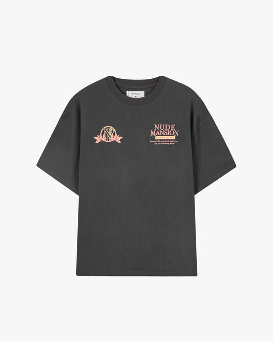 Nude Project Camiseta Mansion Gris Oscuro