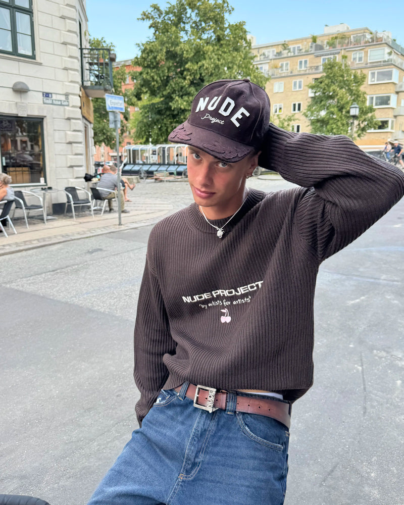 Gorra Nude Project Varsity Cap Brown