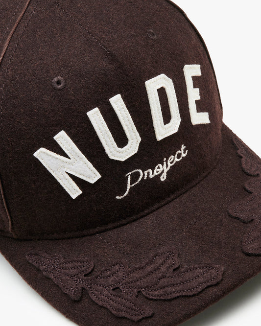 Gorra Nude Project Varsity Cap Brown