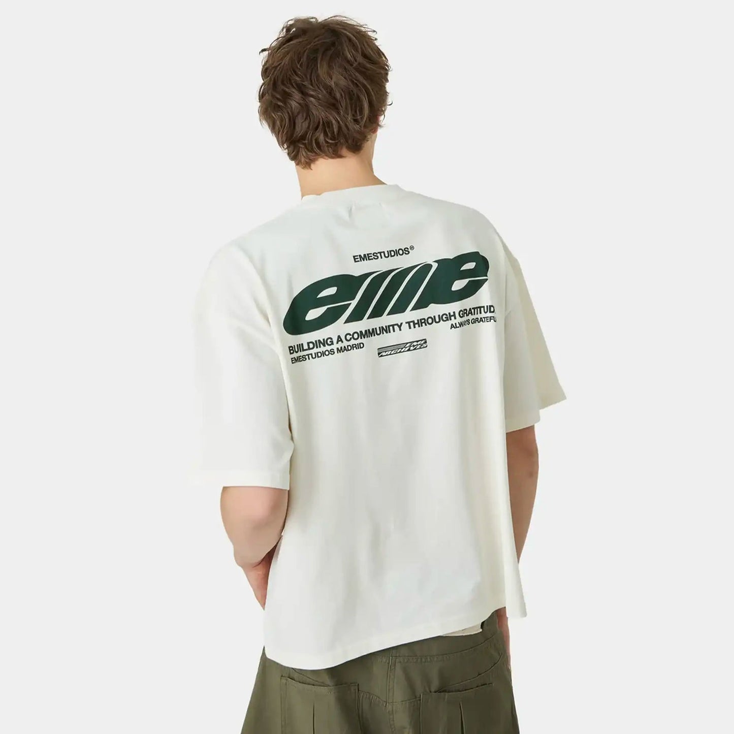 Eme studio DNA Off Sand Oversized Tee