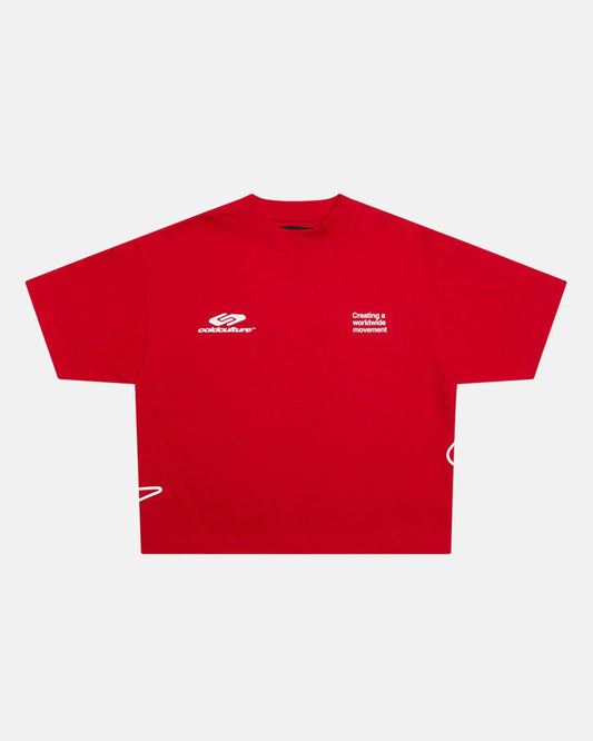 COLD CULTURE DEFENSE TEE RED