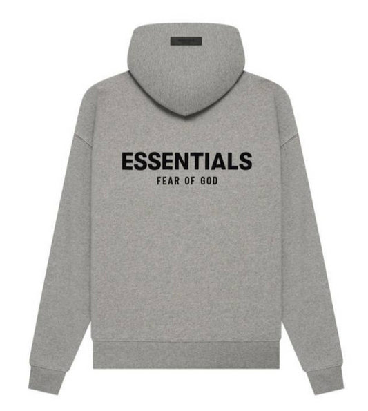 ESSENTIALS DARK OAT HOODIE