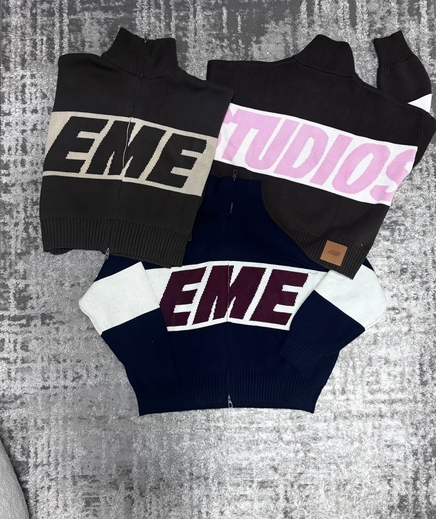 Eme Studio Thrill Lollipop Zipper Knit