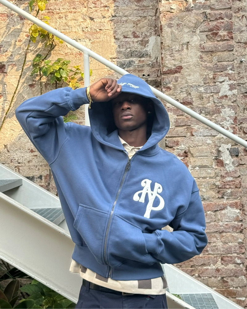 Hoodie Kill Bill Zip-Up Hoodie Indigo nude Project