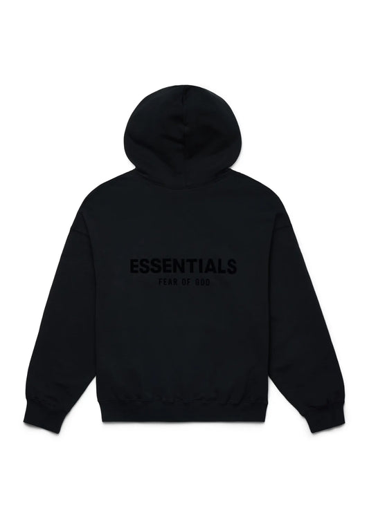 HOODIE ESSENTIALS STRECH LEMON BLACK