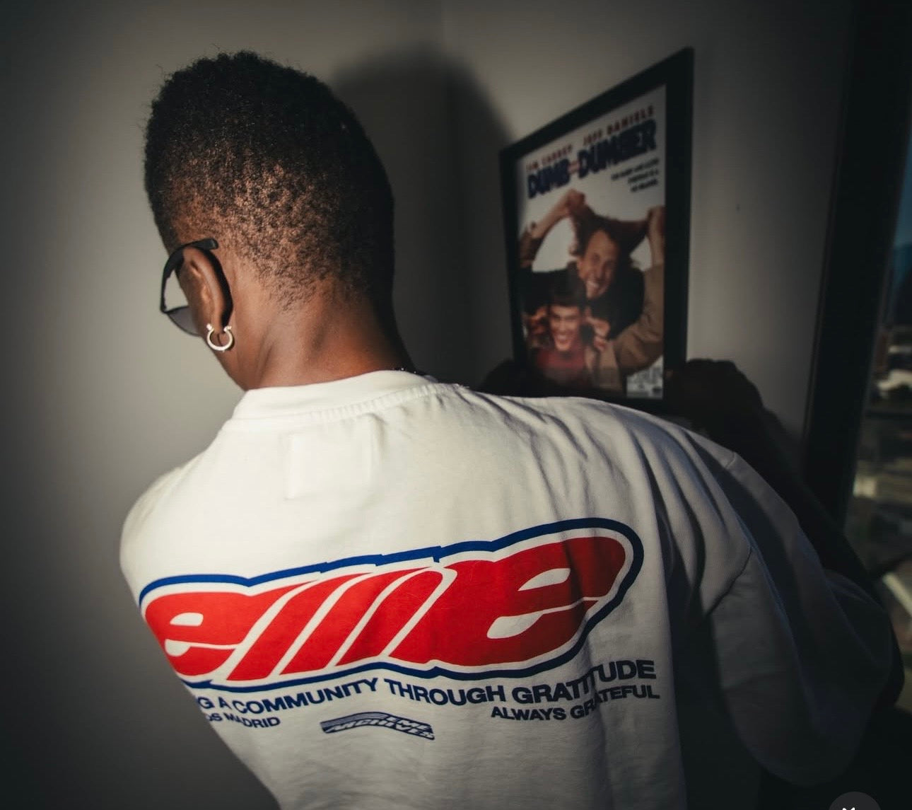 EME STUDIOS DNA PEARL OVERSIZED TEE