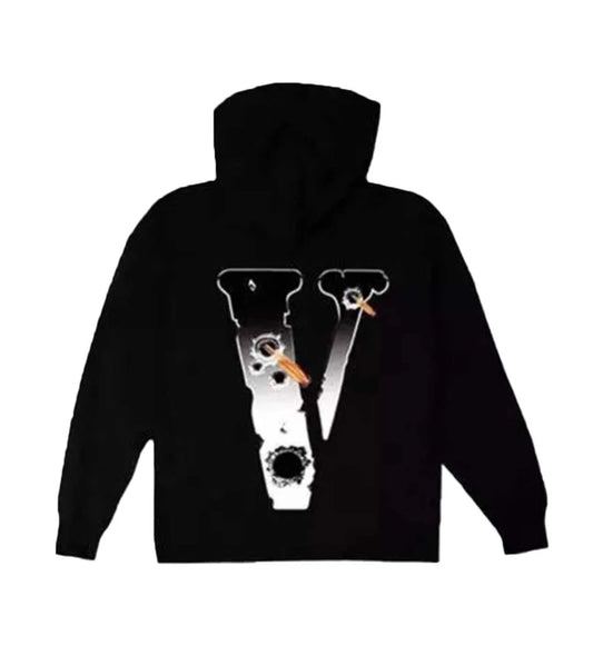 VLONE HOODIE POP SMOKE BLACK