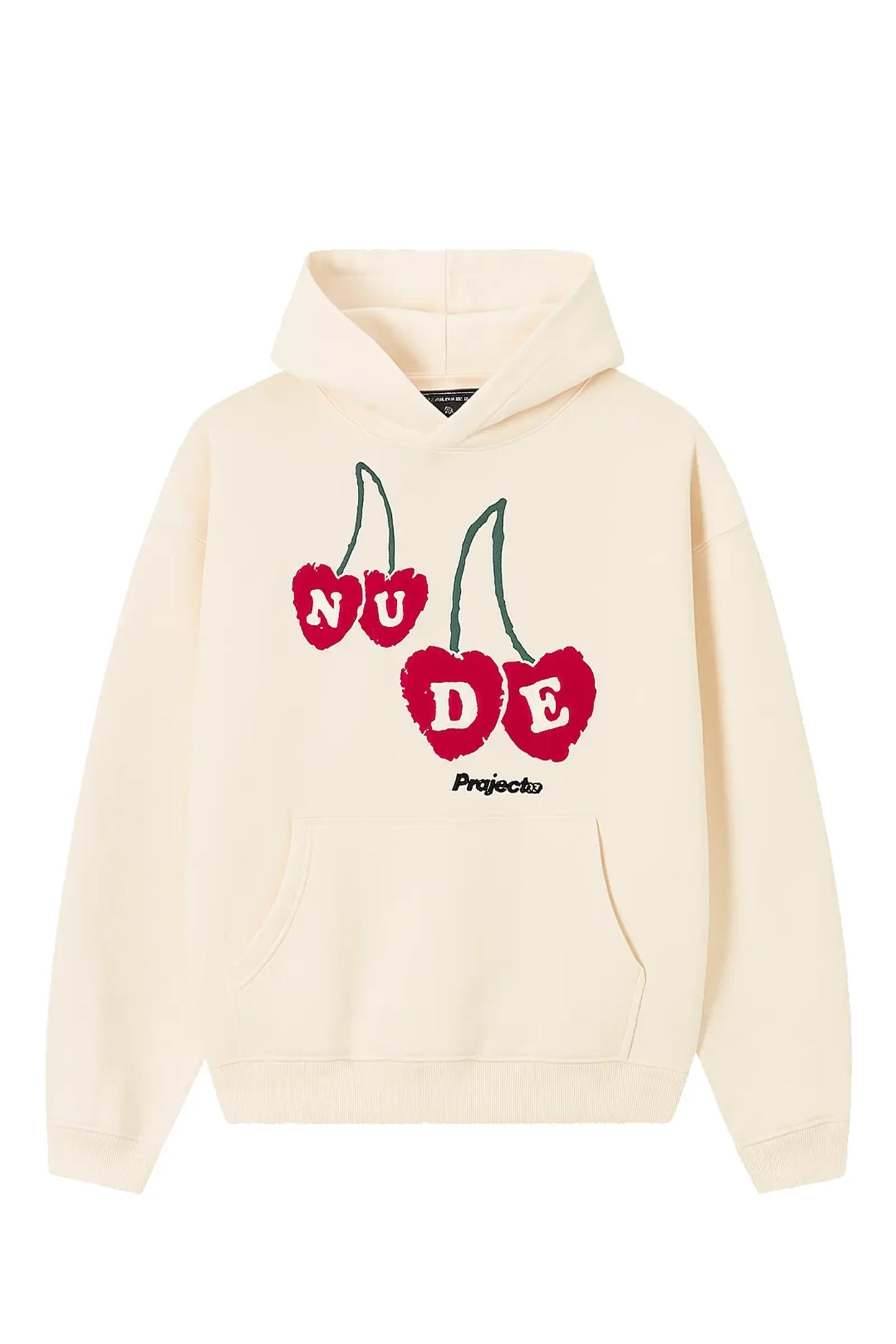 Hoodie Nude project Cerise White