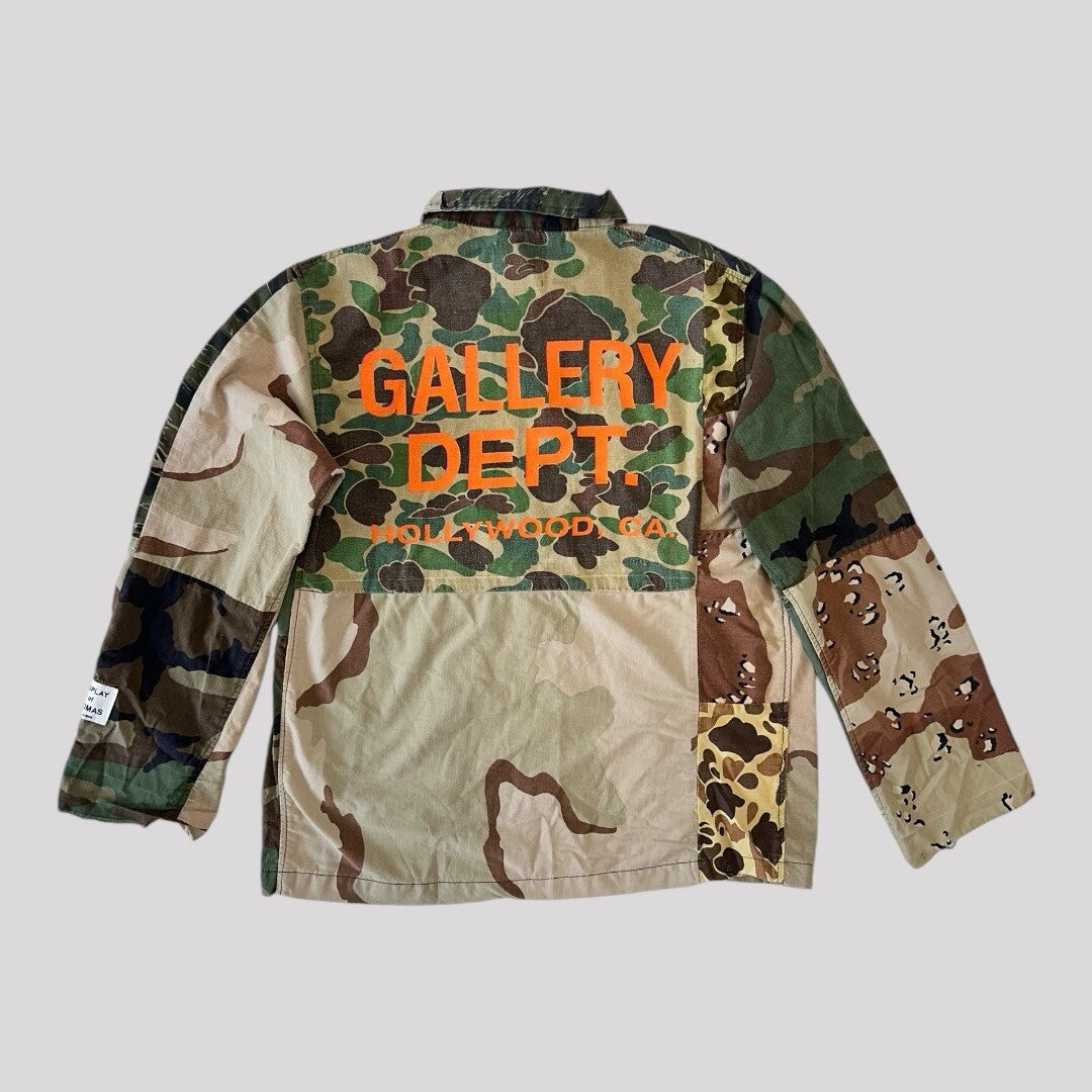 This is a Gallery Dept. Patchwork Camo Jacket