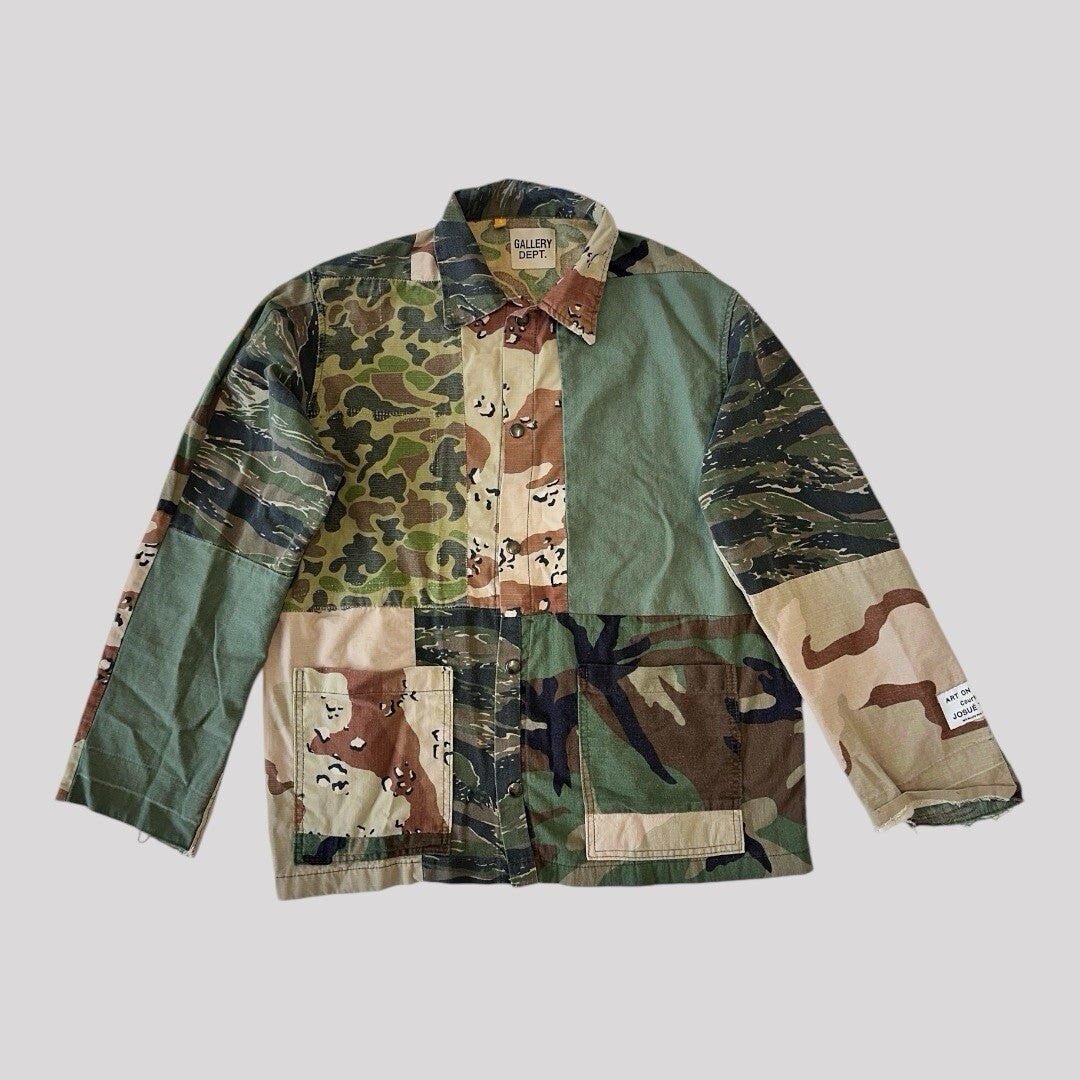 This is a Gallery Dept. Patchwork Camo Jacket