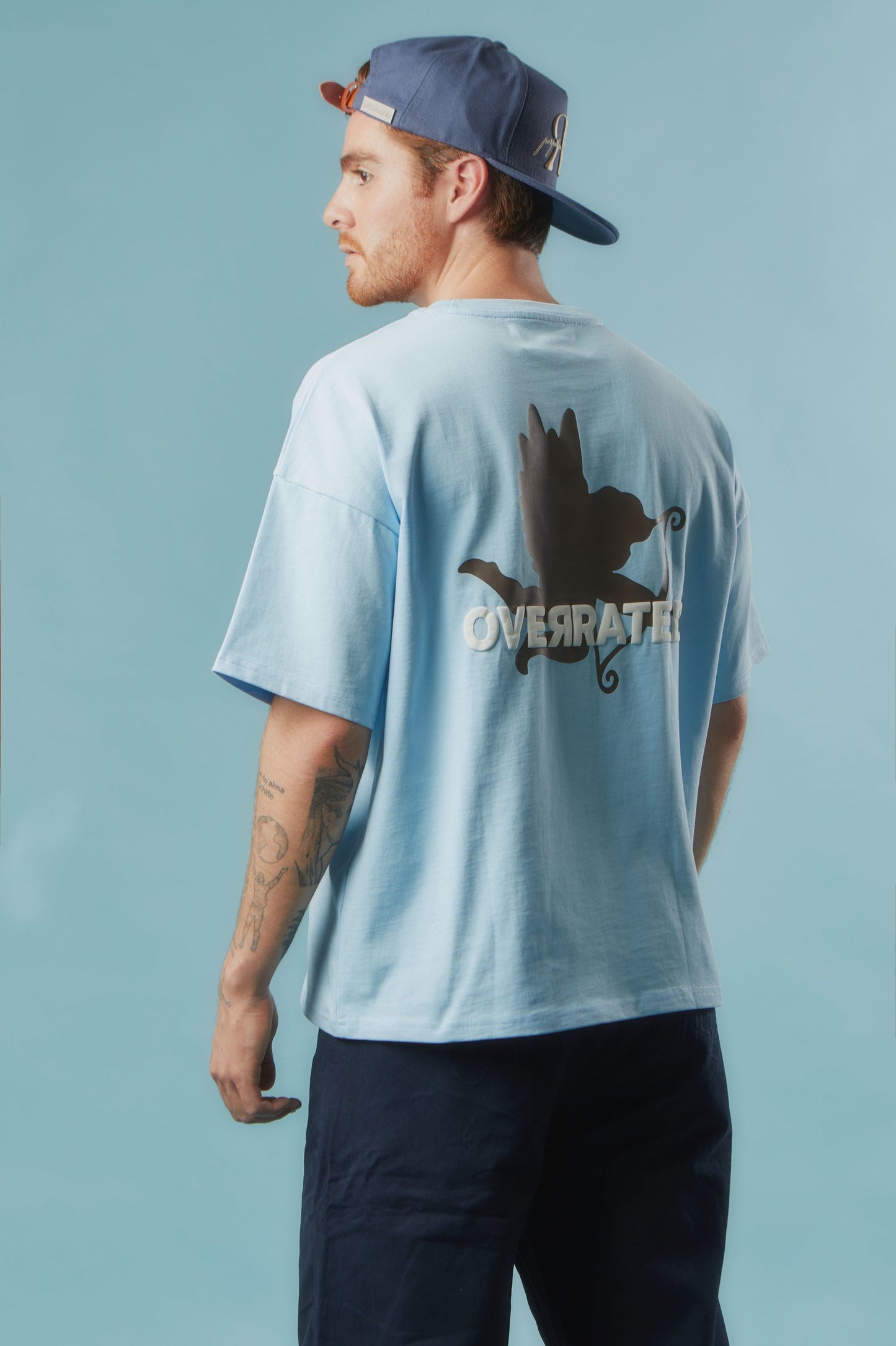 CAMISETA AZUL VALENTINE OVERRATED