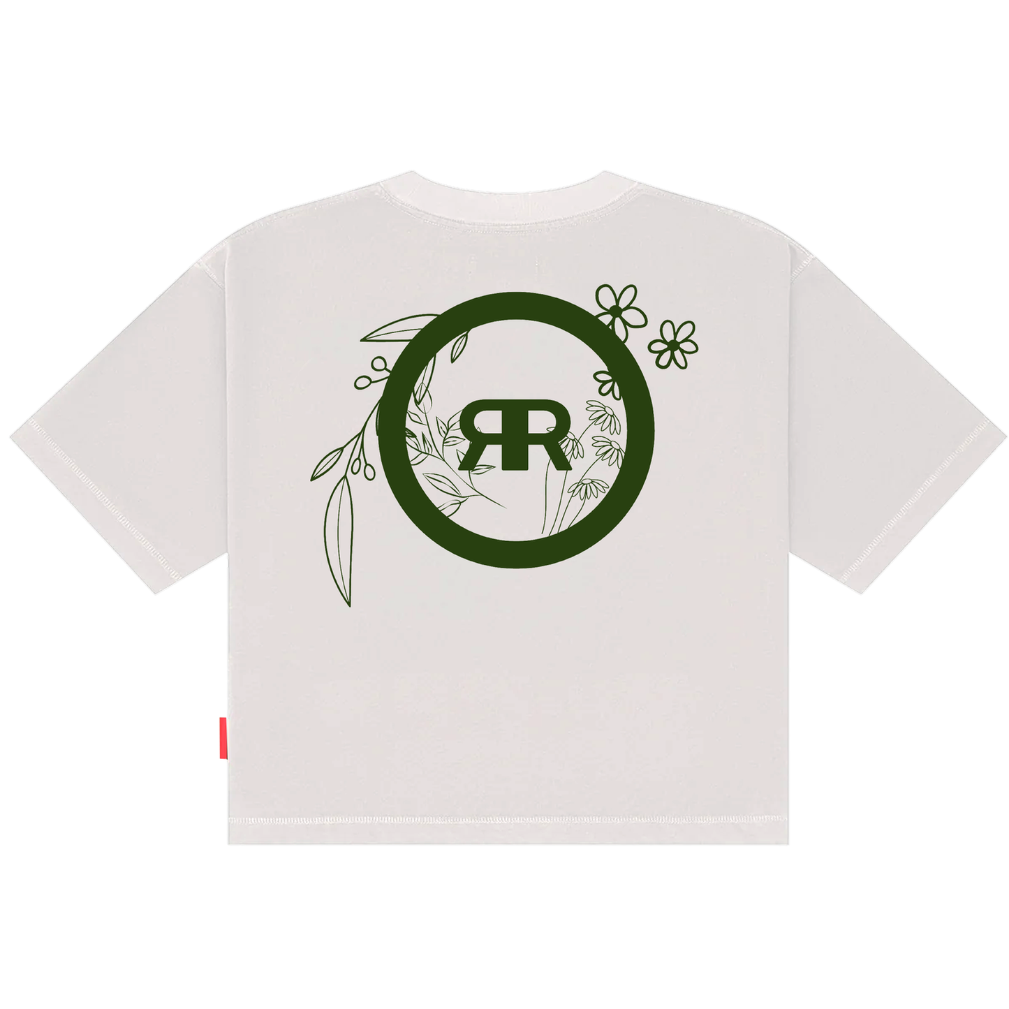 WHITE BOXY FIT T-SHIRT RR OVERRATED