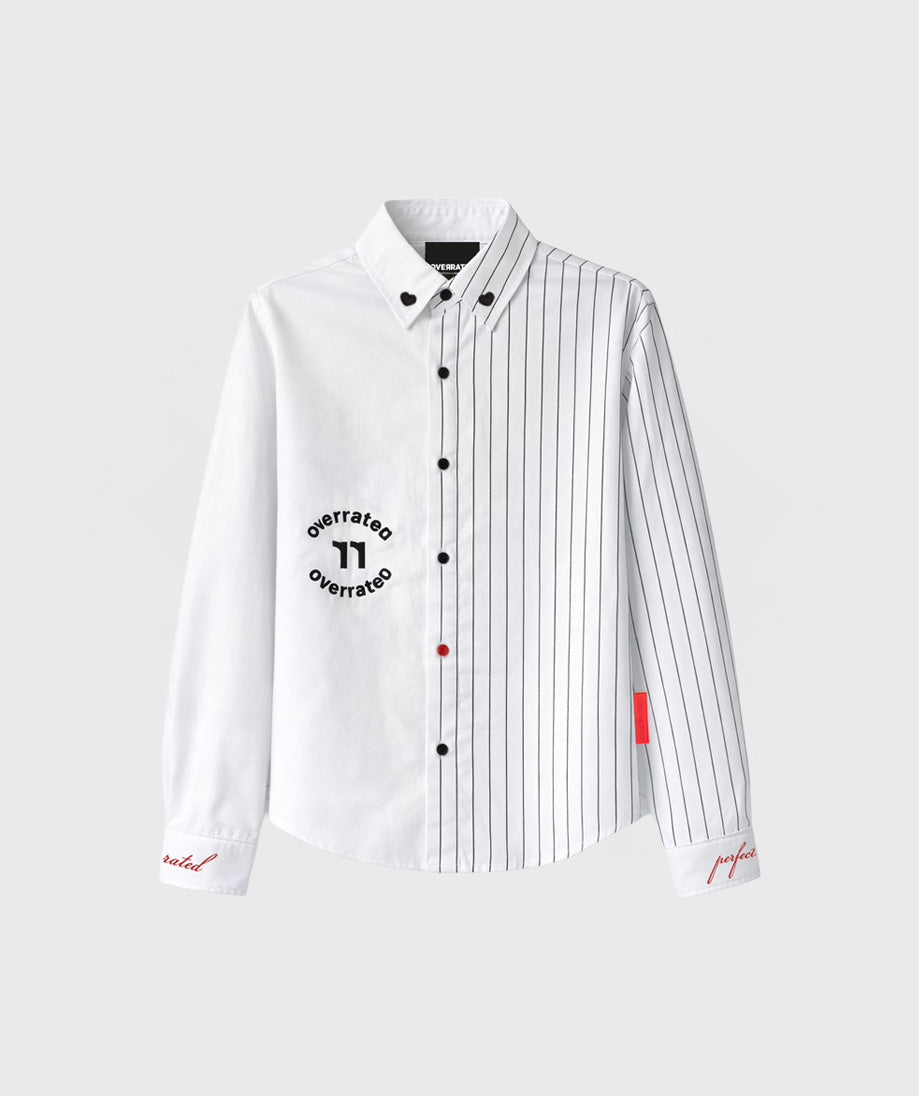 CAMISA SPLIT STRIPE OVERRATED