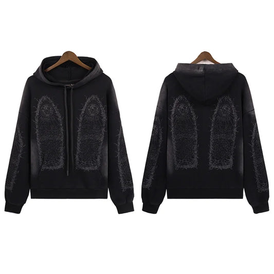 WHO DECIDES WAR BLACK HOODIE