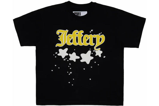Camiseta Sp5der Jeffery Heavyweight Negro