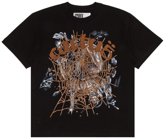 Cactus Jack by Travis Scott x Sp5der Airbrush Tee 'Black
