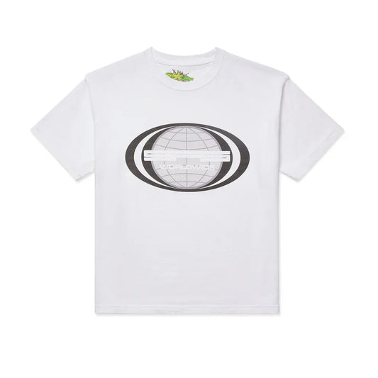 Sp5der Jumbo Globe Tee White