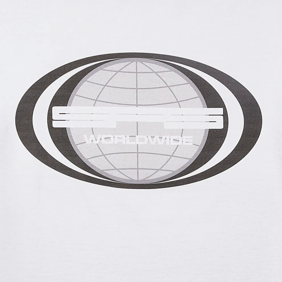 Sp5der Jumbo Globe Tee White