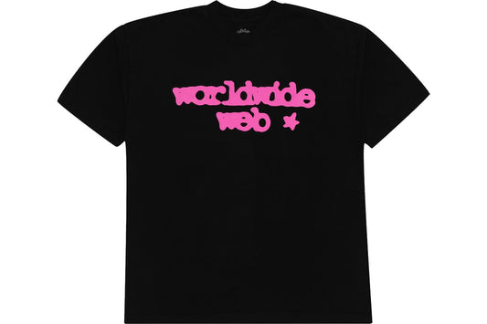 Spider Worldwide Web Tee Black/Pink