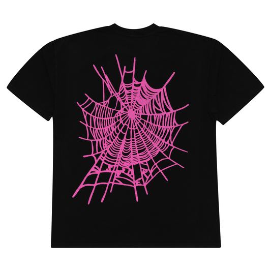 Spider Worldwide Web Tee Black/Pink