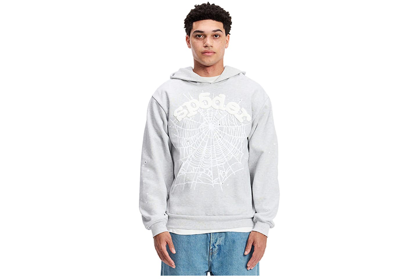 Hoodie Sp5der Grey