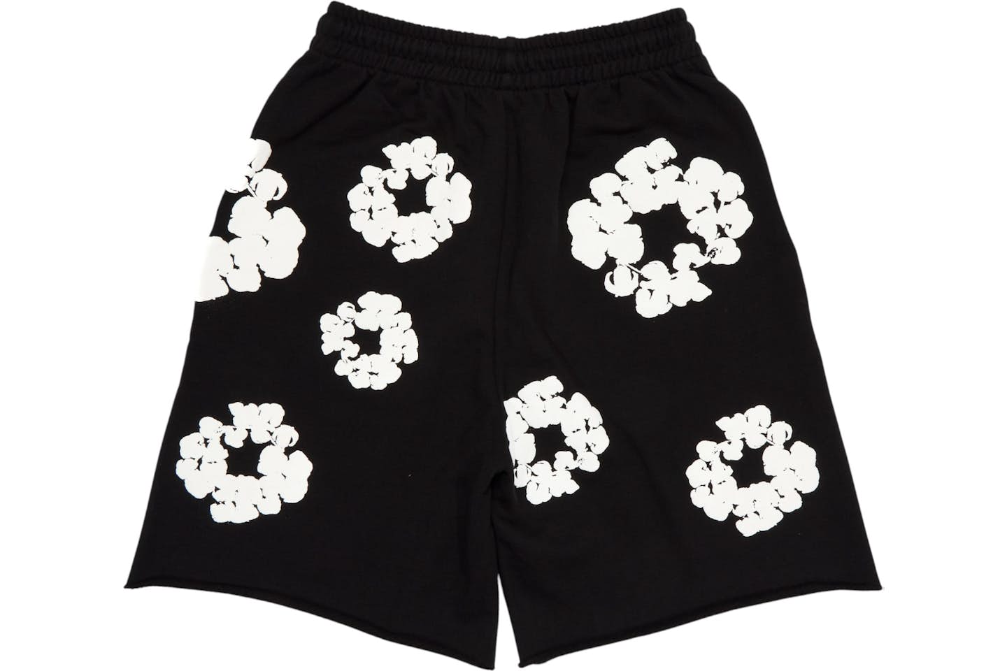 Shorts denim Tears The Cotton Wreath en negro