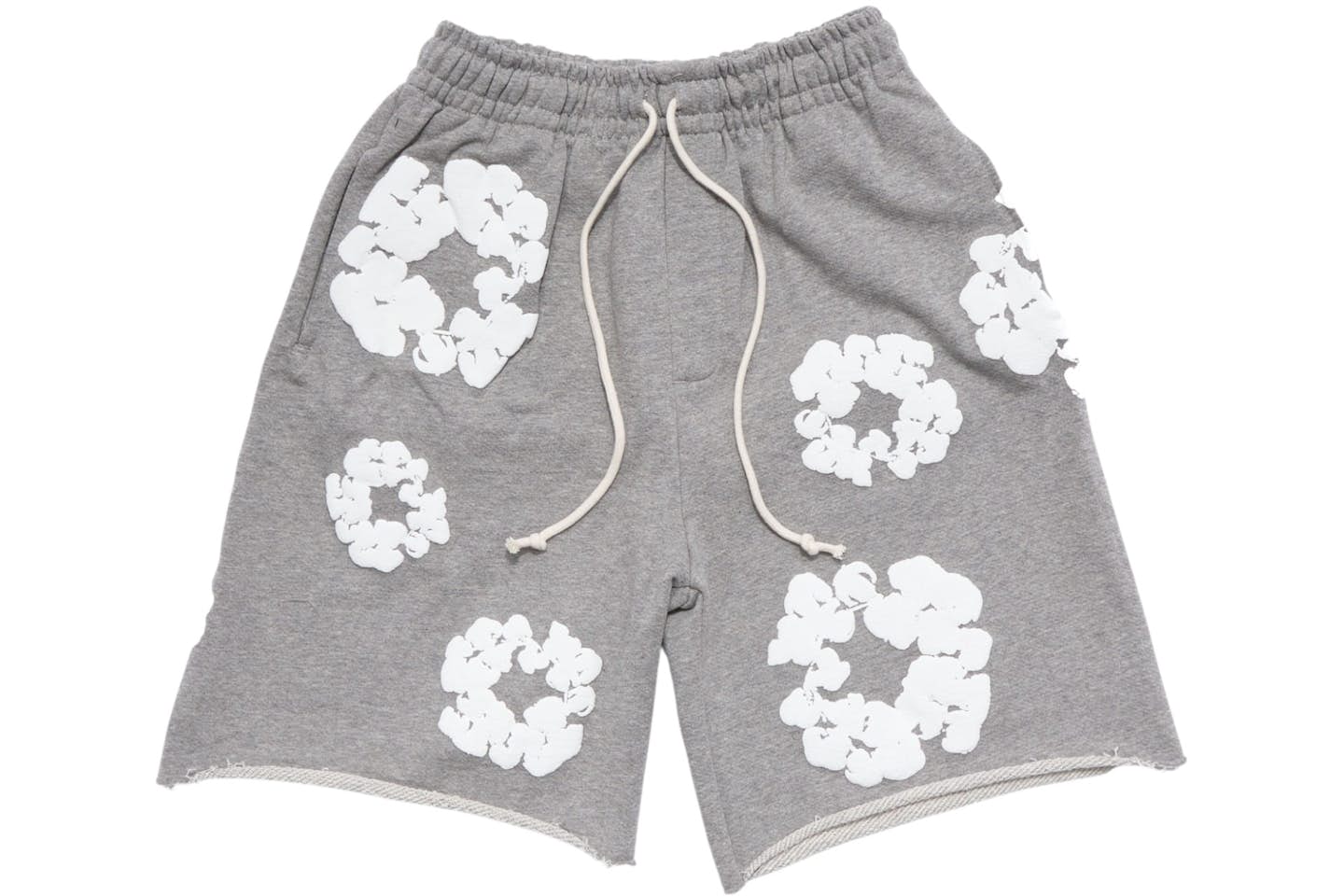 Short denim Tears The Cotton Wreath en gris
