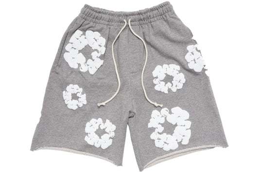 Short denim Tears The Cotton Wreath en gris