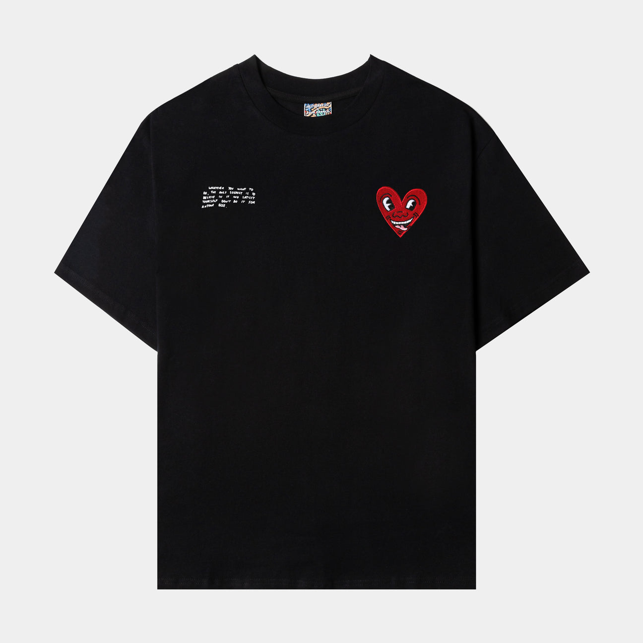 SP X KEITH HARING CHARACTERS SHORT SLEEVE BLACK