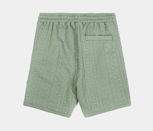 PANTALONES CORTOS DE ESTILO DE VIDA PARA HOMBRE DE MAISON ARTICLE
CON TEJIDO JACQUARD ORNAMENTADO