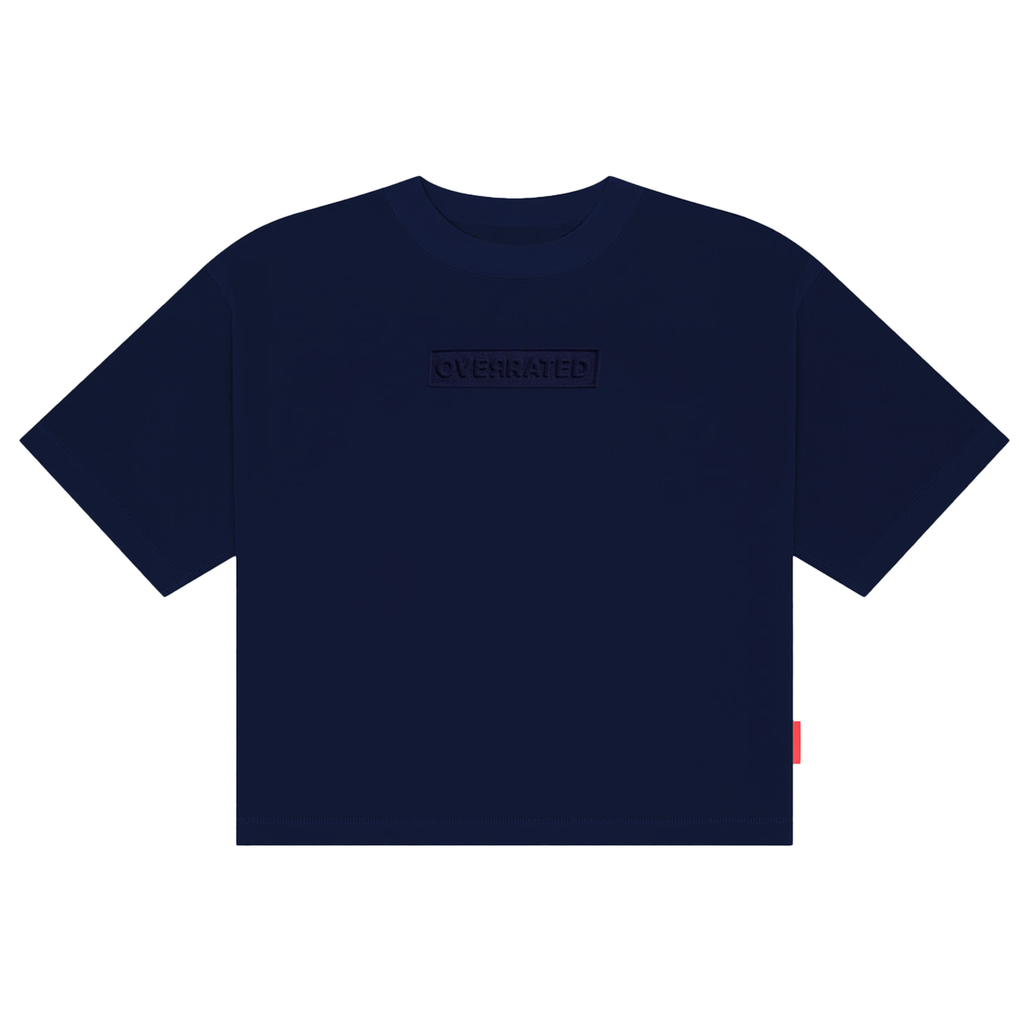 Overrated CAMISETA BOXY FIT NATURE LINES FLOWERS AZUL RR