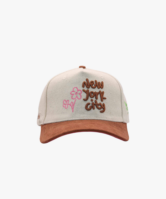 OVERRATED GORRA NEW YORK CITY (FLOWERS)