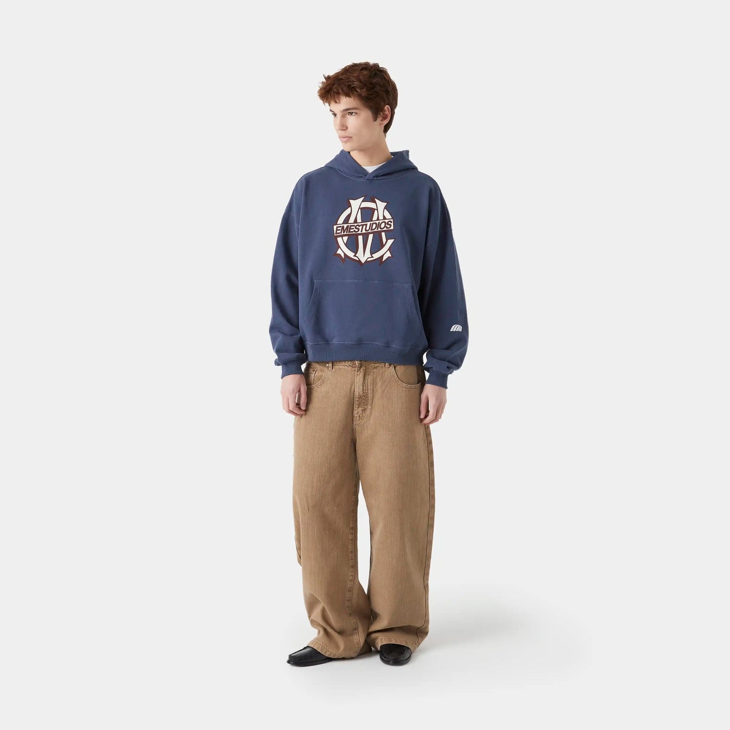 EME ESTUDIO Le Panier Navy Oversized Hoodie