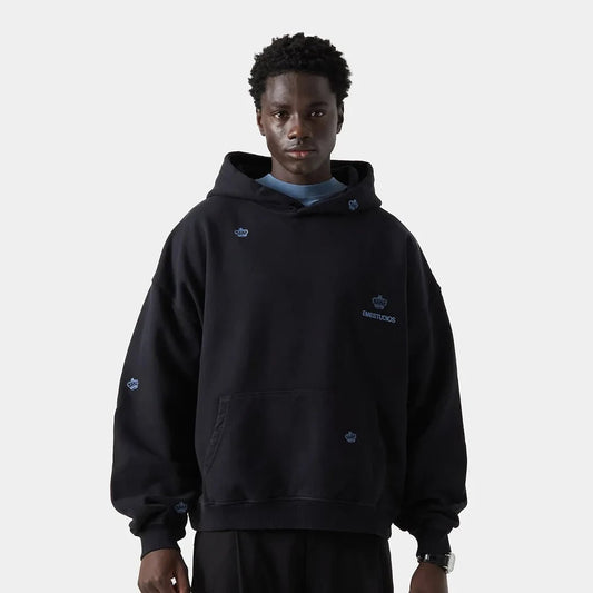 Eme estudio Crown Navy Oversized Hoodie