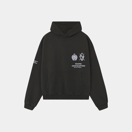 Eme Estudio Crown Navy Oversized Hoodie