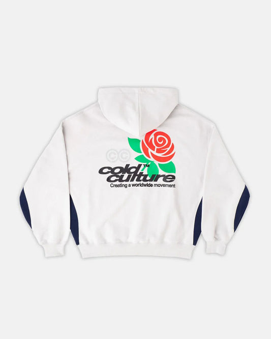 COLD CULTURE ROSE HOODIE PEARL GREY