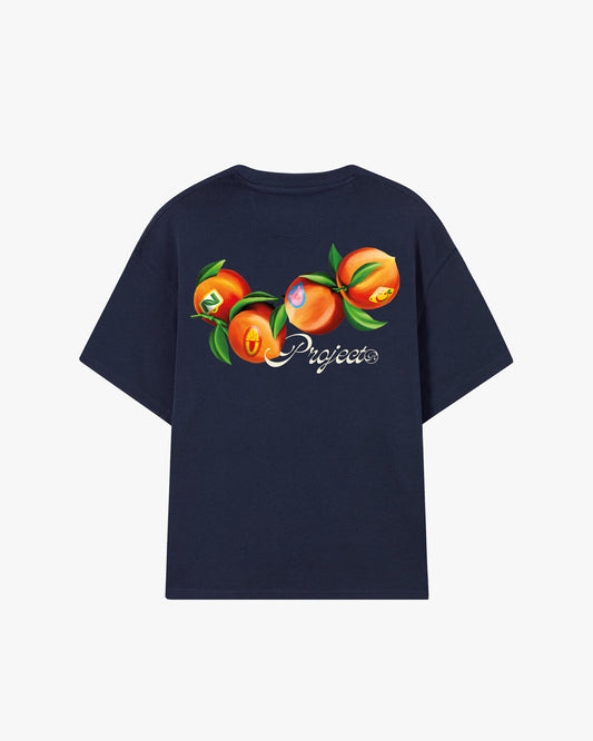Nude project Camiseta Peach Azul Marino
