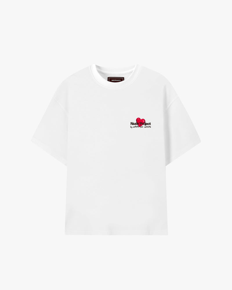 Nude project Camiseta Juicy Cherry Blanca