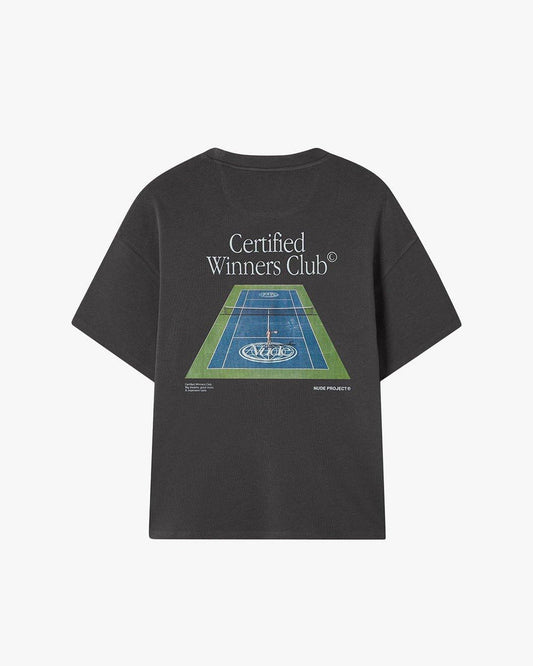 Nude Project Camiseta Tennis Gris Oscuro