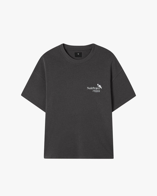 Nude Project Camiseta Tennis Gris Oscuro