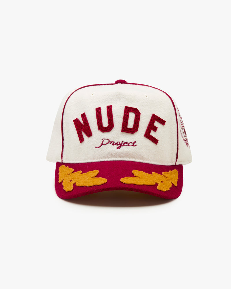 Gorra Nude Project Varsity Cap Red