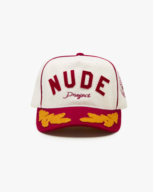 Gorra Nude Project Varsity Cap Red
