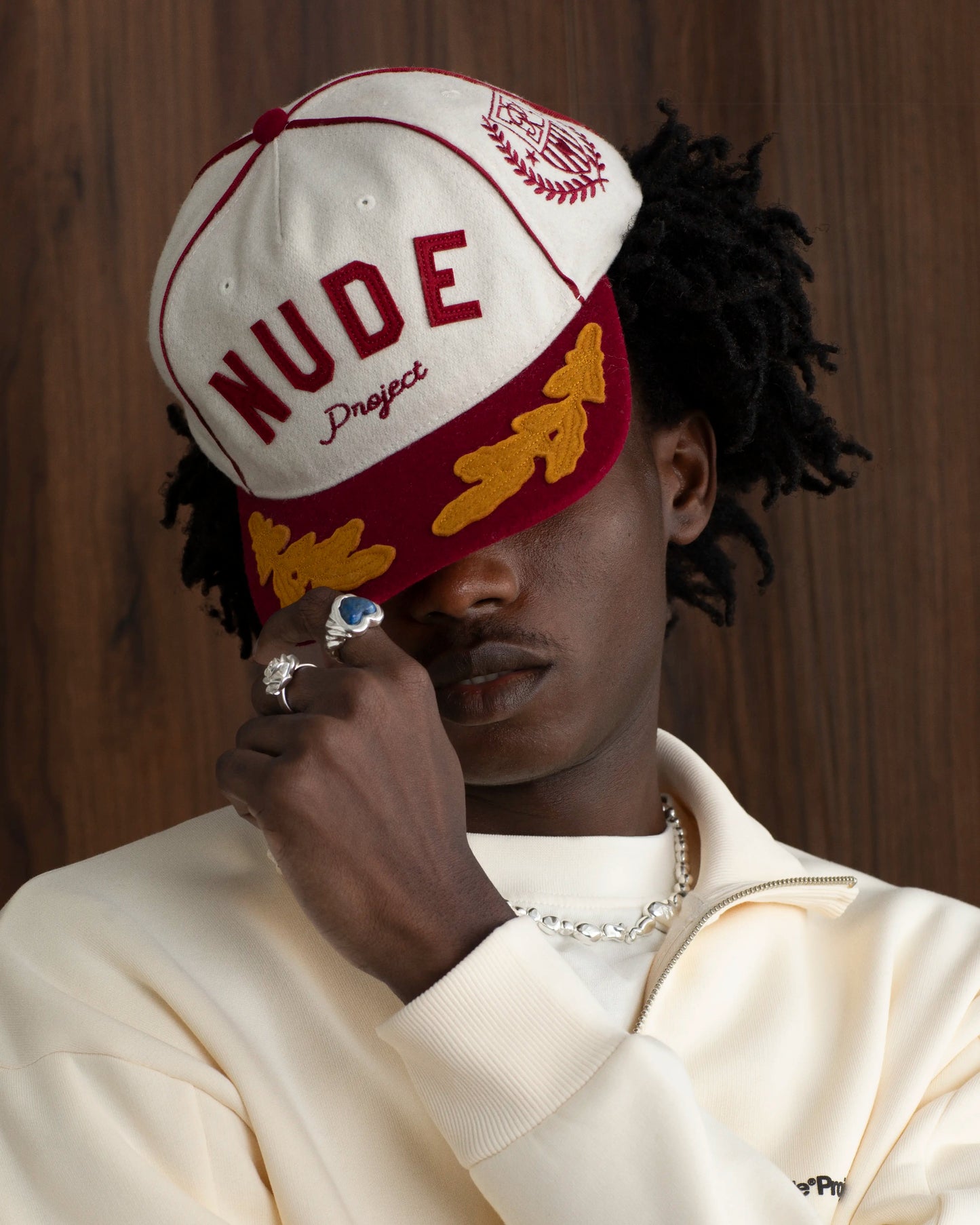 Gorra Nude Project Varsity Cap Red