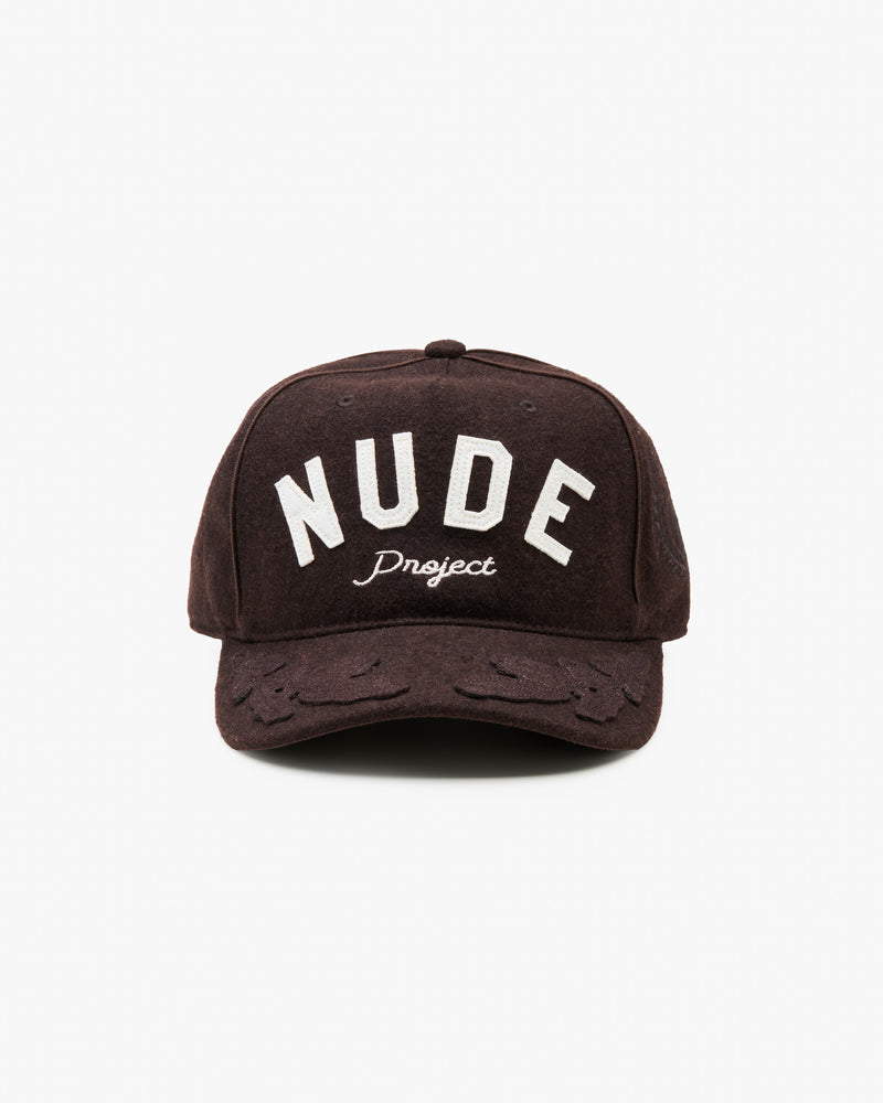 Gorra Nude Project Varsity Cap Brown